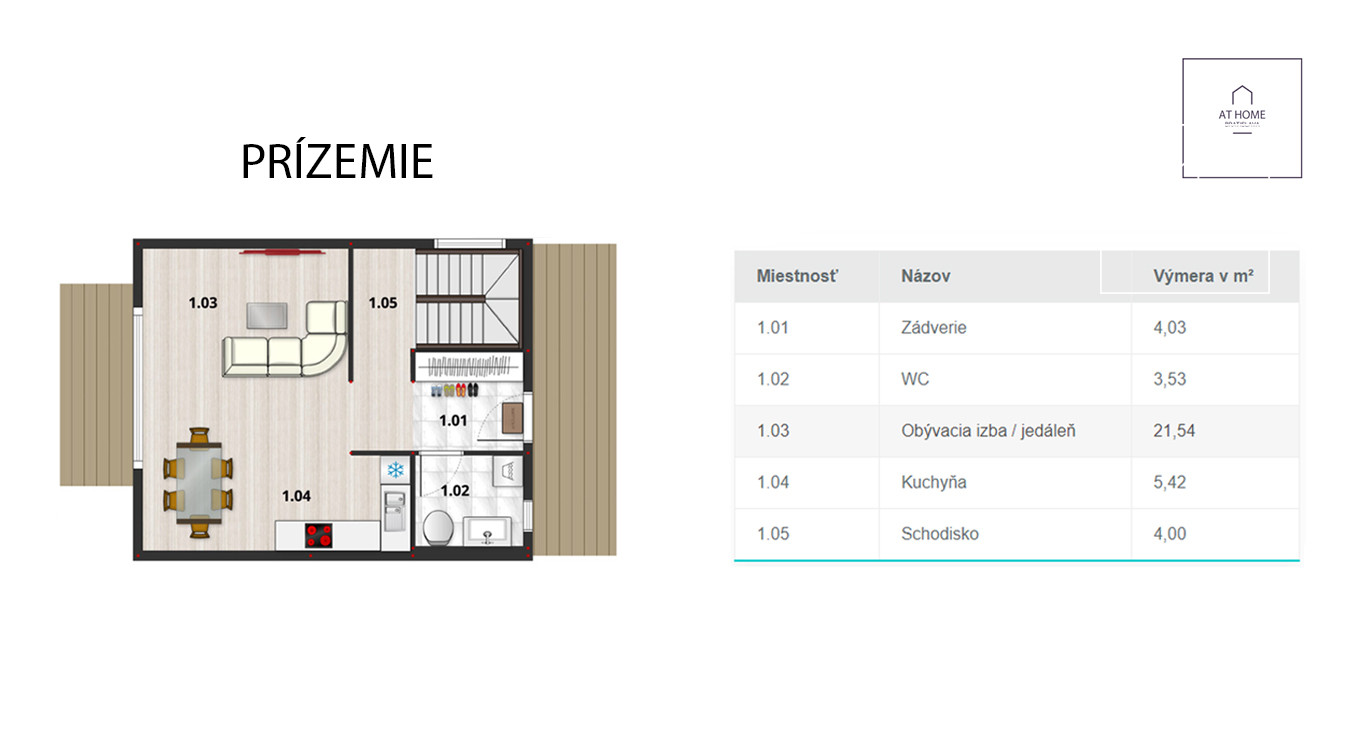 BA II., VRAKUŇA - 2-BEDROOM APARTMENT WITH GARDEN