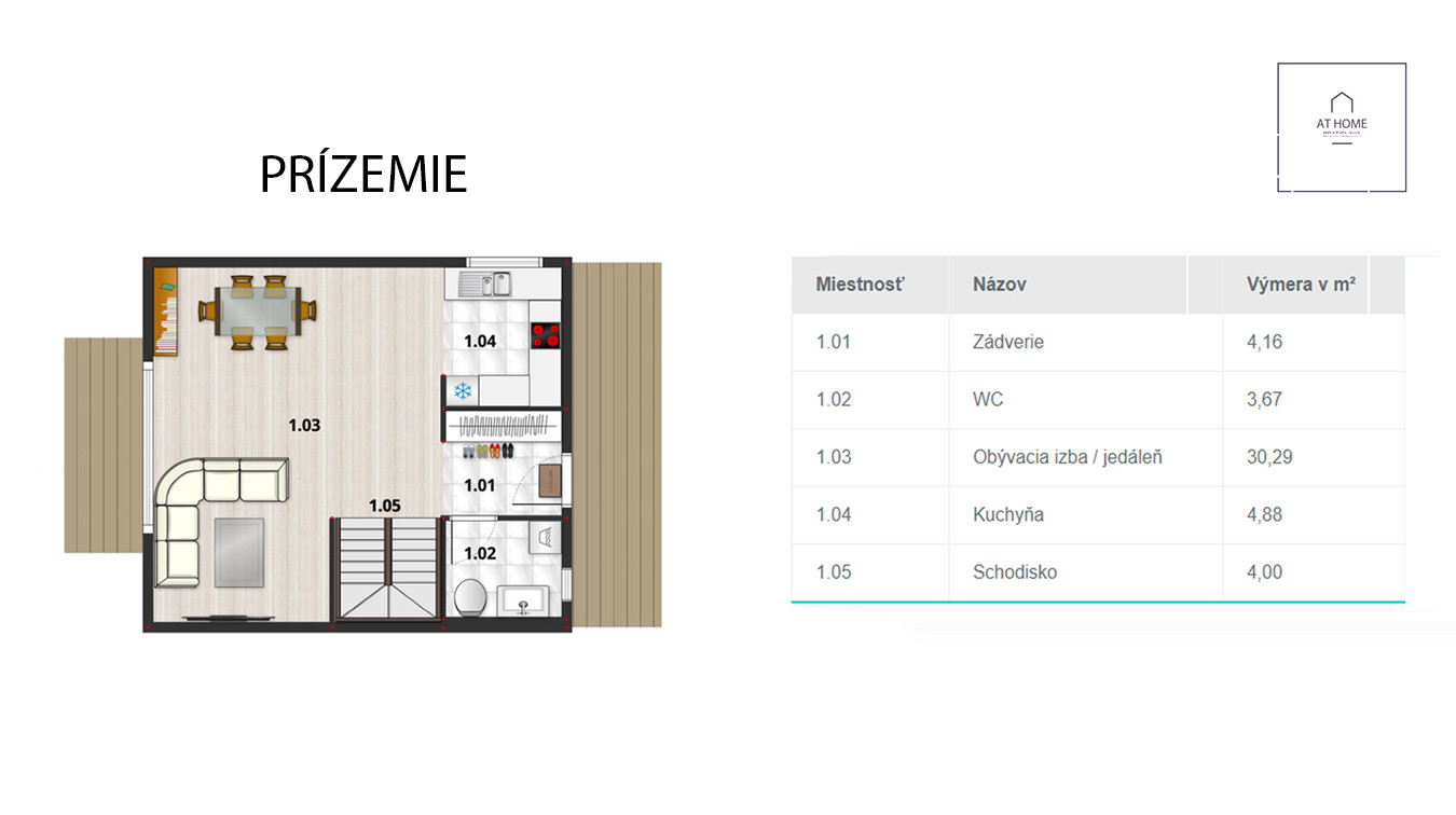 BA II., Vrakuňa, 3-bedroom apartment in new family house on Ráztočná Street